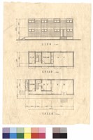 藏品(正立面圖   貳層平面圖   壹層平面圖)的圖片