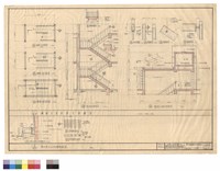 藏品(樓梯平面剖面及詳細圖   陰井、散水及空花牆詳細圖)的圖片