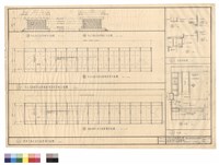 藏品(原料工廠及加工廠屋頂平面圖   乳化工廠及成品倉庫屋頂平面及側立面圖   剖面   各部詳細圖)的圖片