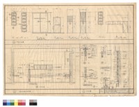 藏品(工作台及櫃剖面詳細圖   門窗立面圖   詳細圖)的圖片