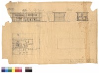藏品(立面圖  側立面圖  剖面圖  平面圖)的圖片