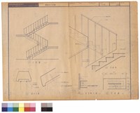 藏品(立面圖   扶手大樣   詳細圖   固定點大樣   平面圖)的圖片