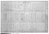 藏品(1、鋁窗立面圖 2、木門立面圖)的圖片