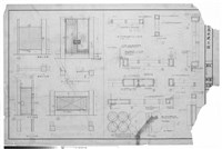 藏品(圍牆立面剖面圖、側門立面平面圖)的圖片