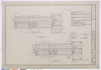 藏品(1、基礎結構平面圖 2、一層結構平面圖)的圖片