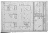 藏品(門廳、主梯平面詳圖、大雨庇平面詳圖、屋頂爬梯詳圖、放映室木造地板詳圖)的圖片