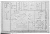 藏品(樓梯扶手、欄杆大樣、門大樣)的圖片