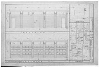 藏品(黑板講桌講台詳圖、一層會議室立面圖)的圖片