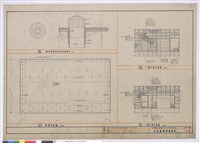 藏品(屋頂平面、落水單防水屋詳圖、一二屋平頂平圖)的圖片