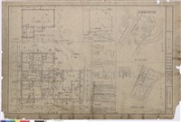 藏品(地籍圖、面積計算底屋平面圖、地下室平面圖)的圖片