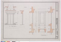 藏品(窗框邊大樣圖、大門框邊大樣圖)的圖片