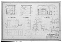 藏品(廁所平面、剖面圖及各窗立面圖)的圖片