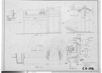 藏品(平面、立面、剖面圖、信箱口正視圖)的圖片