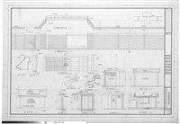 藏品(圍牆及鐵門立面、鐵門背立面、平面圖)的圖片
