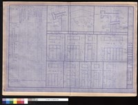 藏品(一、室內裝修粉刷表 二、各部大樣詳圖 三、壁櫥平面及立面)的圖片