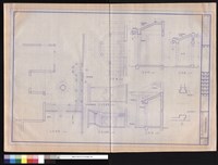 藏品(平面圖、背立面圖、正立面圖、平面、剖面、剖面、剖面)的圖片
