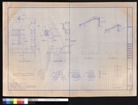 藏品(屋頂層結構平面圖 基礎結構平面圖 剖面圖 剖面圖 C2之L型鋼底部詳圖)的圖片