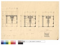 藏品(三層連棟店舖住宅一至三層平面圖)的圖片