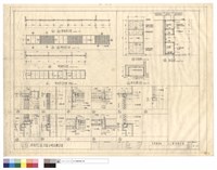 藏品(玻璃窗立面、剖面及電話櫃詳圖)的圖片