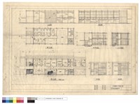 藏品(右面圖、左面圖、二層平面圖、甲剖面、乙剖面、一層平面圖、正面圖、背面圖)的圖片