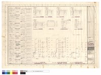 藏品(負載表、分電箱接線圖、低壓幹線、對講機、電話及電視、天線管路升位圖)的圖片