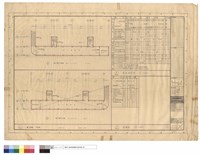 藏品(地下室平面圖、室內粉刷表、設備表)的圖片