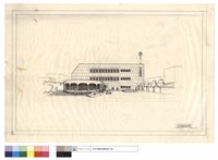 藏品(中光保齡球館草圖)的圖片