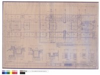 藏品(第二層平面圖、排水溝、陰井、鑄鐵蓋詳圖)的圖片