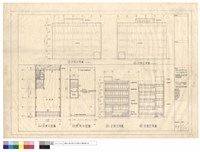藏品(四層平面及屋頂平面圖、各向立面圖)的圖片