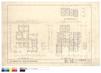藏品(基礎結構平面圖、二樓結構平面圖、屋面結構平面圖)的圖片