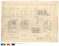藏品(一,二層平面、屋頂平面及立面圖)的圖片