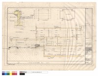 藏品(車道、主要路口雨庇平面、剖面圖)的圖片