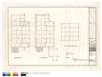 藏品(地下室結構平面圖、壹層結構平面圖、地下室水箱頂蓋結構平面圖、材料規格)的圖片