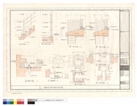 藏品(樓梯踏步、扶手大樣、窗台、屋頂落水詳圖、陰井、水箱蓋板詳圖)的圖片