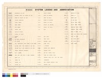 藏品(H.V.A.C SYSTEM LEGEND AND ABBREVIATION)的圖片