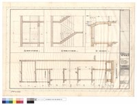 藏品(電梯剖面詳圖，樓梯欄杆設置詳圖，一樓平台剖面詳圖)的圖片