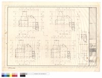 藏品(結構平面圖、四~六樓、屋頂層、屋塔二層、屋塔頂層)的圖片