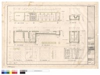 藏品(化糞池平面、剖面圖、化糞池容量計算表)的圖片