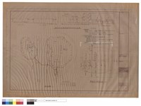 藏品(游泳池循環過濾設備流程示意圖、配管平面圖、機械房平面配置圖)的圖片
