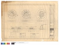 藏品(女、男更衣室照明平面圖，化粧台立面圖，男、女廁所立面圖，涼亭照明平面圖，剖面圖)的圖片