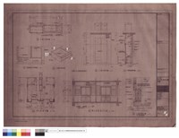 藏品(單元平面、書架、衣櫃詳圖)的圖片