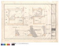 藏品(騎樓剖面詳圖、入口平面、剖面詳圖)的圖片