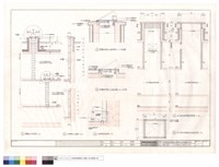 藏品(牆剖詳圖(三),地下室避難爬梯,排風管剖面圖)的圖片