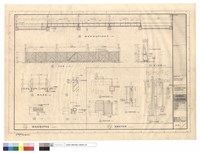 藏品(鐵隔柵橫拉門詳圖及鐵柵側門詳圖)的圖片