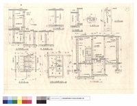 藏品(平、剖面圖、化糞池及基礎平面圖)的圖片