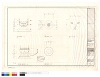 藏品(聖火爐平面、立面、剖面詳圖)的圖片