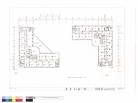 藏品(拾肆層辦公室通訊自動化系統平面圖)的圖片