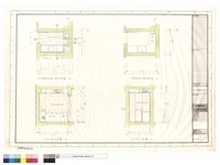 藏品(原設計茶水間平面圖及變更設計後茶水間平面圖、A-A、B-B剖立面圖)的圖片