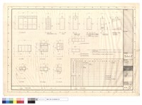 藏品(門窗立面圖、門窗五金表)的圖片