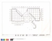 藏品(肆層PC帷幕牆分割平面及鐵件位置圖)的圖片